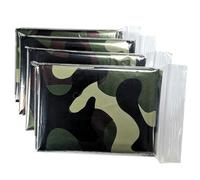 Couverture D'urgence, Kit De Premiers Secours Militaires De Survie En Plein Air, Couverture Thermique Coupe-Vent En Feuille Étanche Pour Camping Et Randonnée