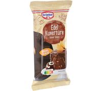 Couverture Edel Dr. Oetker pâte de cacao noble fine 150g paquet de 4