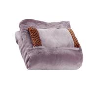 Couverture électrique 60x80cm | Couverture chauffante | é chauffant rechargeable USB avec chauffe-mains | Couverture chauffante en flanelle douce pour canapé-lit