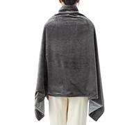 Couverture électrique - Châle pliable rechargeable USB pour l'hiver - Gilet chauffant poncho femme épaules genoux pieds maison voyage extérieur