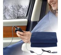 Couverture électrique chauffante,Couverture douce et confortable en polaire à chauffage rapide pour lit - Fournitures de chauffage de voiture adaptées au temps froid, aux voyages, au camping longue di