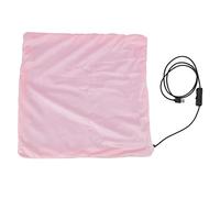 Couverture électrique chauffante USB, coussin chauffant en peluche douce pour la maison, le bureau, la lecture, regarder la télévision, tissu en Polyester PP coton 230g (Rose)