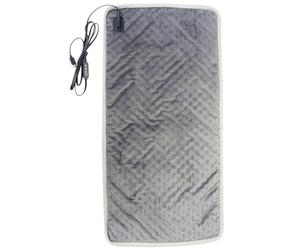 Couverture électrique - Couette électrique, couverture chauffante douce de 61 x 30,5 cm avec 3 niveaux de réglage, couvertures électriques avec câble de données d'extension de 1,5 m, couverture électr