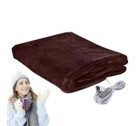 Couverture électrique - Couverture portable chauffée par USB, poncho doux