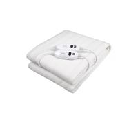 Couverture électrique, dimensions : 160 x 140 cm lavable. 2 réglages de température. 2 commandes réglables. Puissance : 2 x 60 W. THULOS TH-EB400