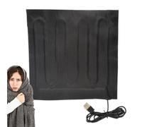 Couverture électrique portable, coussin chauffant USB - Couverture chauffante électrique, coussin chauffant de voyage imperméable | Couverture de voiture chauffante de coussin chauffant électrique lég