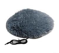 Couverture électrique USB en peluche pour chats et chiens, tapis chauffant doux avec contrôle intelligent de la température, maintient les animaux de compagnie à 28 °C, chauffage USB faible et capteur