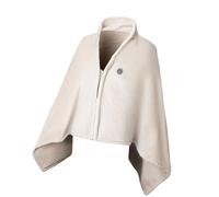 Couverture électrique USB portable à 3 niveaux de contrôle de la chaleur, 6 zones de chauffage, grandes poches de rangement, jeté électrique USB portable en polyester