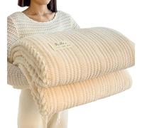 Couverture élégante en peluche pour se blottir en velours de lait jacquard pour canapé-lit 120 x 200 cm 150 x 200 cm chaud