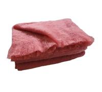 Couverture en 100 % pure Mohair 320g/m2 Rose foncé 180x220 cm