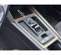 Couverture en Acier pour 2020-2024 Cupra.Leon Formentor | Style de couleur CUIVRE - Décor de console centrale | 1 Pièce Inox V1 V2 VZ1 VZ2 VZ3 VZ5 VZ Veloz Edition Leon Accessoires Tuning