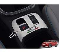 Couverture En Acier pour Fiat.600 600e | Décoration pour Console Centrale | 1 Pièce Inox Électrique Hybride Rouge (Rouge) LA PRIMA 600 Accessoires Tuning Kit Pièces de Rechange