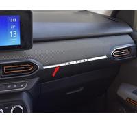 Couverture en acier pour Sandero 2021+/Sandero STEPWAY/Jogger | EXTREME | 1 pièce en acier inoxydable, Cadre de plaque d'immatriculation en métal brossé, décorations intérieures, accessoires de tuning
