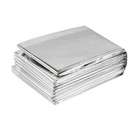 Couverture en aluminium - Équipement de survie chaud réutilisable | Couvertures chauffantes d'extérieur de grande taille - Pour le camping, la randonnée, les voyages, le sommeil en voiture, l'hiver