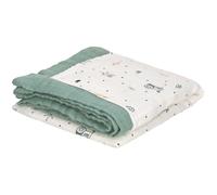 Lässig Couverture en bambou Garden Explorer vert d'eau 100 x 100 cm