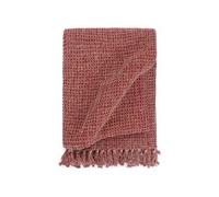 vidaXL Couverture en coton 220 x 250 cm Bordeaux133757 Rouge G