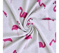 Couverture bébé en coton bio flamant