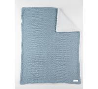 Couverture En Coton Biosherpa Bleu 75X100