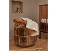 Couverture En Coton Biosherpa Marron 75X100