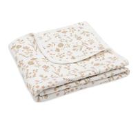 Jollein Couverture pour bébé en jersey - Bloomy - 75 x 100 cm - 100% coton - Pour berceau de bébé - 1.0 TOG - Certifié Oeko-Tex - Jersey doux