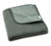 Couverture en coton Jungle Jambo Ash Green-Laurel (75 x 100 cm)