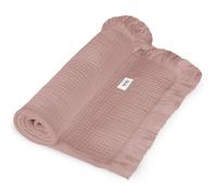 lionelo Couverture en Bambou pour bébé 100 x 70 cm Couverture légère en Bambou, Matelas à Langer, 100% Coton, Naturel, Doux, antibactérien (Pink)
