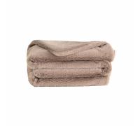 Couverture en fausse fourrure UnHide Lil Marsh, durable, l g re, extra douce, lavable en machine, moka Shar Pei, taille XS 34