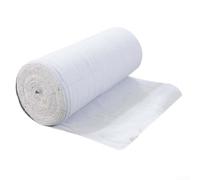 Couverture en fibre de céramique de 2 mm, tissu haute isolation jusqu'à 1260 °C, couverture de soudure ignifuge pour doublure de four, joint de porte de four et feuille de barrière résistante à la