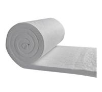Couverture en Fibre, Tapis Isolant Ignifuge Haute température, idéal pour déflecteur de poêle à Bois, cheminées, Fours, forges, Fours à Pizza(100x61x1cm)