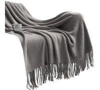 Couverture En Fil Tricoté Nordique Pour Lit Et Canapé, Plaid De Voyage, De Télévision, De Sieste, Serviette Douce, Tapisserie De Lit, 127x172cm