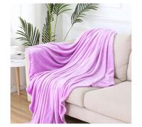 Couverture En Flanelle Couverture polaire de corail grise Simple, 1 pièce, douce et chaude, for la sieste, for canapé, lit, Camping, voyage, bureau, chien compagnie Pour Le Lit(Color 06,120x200cm)