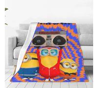 Couverture En Flanelle Du Film D'animation Les Minions : L'ascension De Gru, Moi, Moche Et Méchant, Couverture Amusante Pour La Maison