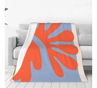Couverture En Flanelle Henri Matisse De Qualité, Super Chaude, Motif Orange, ?Uvre D'art, Pour L'hiver, Voyage, Lit, Couvre-Lit Mignon