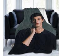 Couverture En Flanelle Inspiree De Shawn Mendes - Polyester Ultra-Doux, Confort Toutes Saisons Pour La Maison Et Les Voyages, Cadeau Ideal Pour La Famille, La Decoration De Bureau Et La