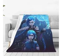 Couverture En Flanelle Jinx Movie Arcane, Couverture Personnalisée Lol Game Pour La Maison, 150 X 125 Cm, Couette Fine En Peluche