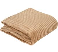 Euromat Couverture en flanelle microfibre - 150 x 200 cm - Beige