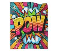 Couverture en Flanelle pour Pop Couverture Douillette Pop Art en Microfibre Confortable Et Respirante pour Canapés,Draps, Chaleur Et Isolation, Camping pour Enfants Et Adultes 40x50inch(100x130cm)