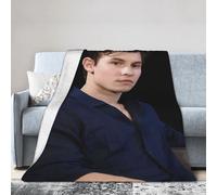 Couverture En Flanelle Ultra Douce Inspiree Du Dessin Anime Shawn Mendes - Jeté Moderne Toutes Saisons Pour Chambre, Dortoir, Bureau Et Extérieur - Motif Aux Couleurs Vives Et Illustrat