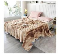 Couverture en Fourrure Artificielle Ergocar, Couverture d'Hiver Douce et Épaisse, Double Face, Confortable et Respirante, Convient pour Canapés et Lits