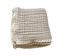 Couverture En Gaze De Coton À 6 Couches Avec Un Design Respirant Luxueuse Enveloppe Pour Nouveau-né À 6 Couches En Coton Élégant Pour Garçons Et Filles Emmaillotage Pour Bébé