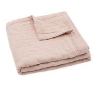 Couverture En Gaze De Coton Jacquard Wild Rose (75 X 100 Cm) Rose 75X100
