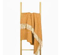 Couverture en Laine 140x200 cm, 100% Pur Produit de Moutons Néo-Zélandais, Plaid en Laine Doux pour Lit et Canapé, Jeté de Lit Élégant avec Franges - Nostra ZELANDIA Couverture Grande Taille