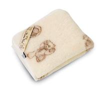 Couverture en laine mérinos pour bébé - 140 x 100 cm - Cadeau parfait - Produit naturel