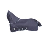 Couverture en maille avec col détachable et fermeture frontale avec boucles en T