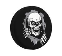 Couverture En Métal Torn Skull Opathy Pour Remorque,Modules Gothiques,Protection De Roue De Secours,Convient Pour Jeep Grand Traff14 "",15"",16 "",17"",Version 4x4 - Type 14 Inch #H