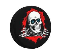 Couverture En Métal Torn Skull Opathy Pour Remorque,Modules Gothiques,Protection De Roue De Secours,Convient Pour Jeep Grand Traff14 "",15"",16 "",17"",Version 4x4 - Type 16 Inch #F