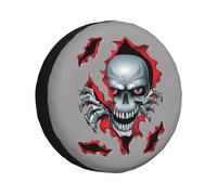 Couverture En Métal Torn Skull Opathy Pour Remorque,Modules Gothiques,Protection De Roue De Secours,Convient Pour Jeep Grand Traff14 "",15"",16 "",17"",Version 4x4 - Type 16 Inch #I