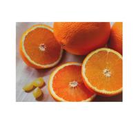 Couverture en micro-flanelle avec imprimé fruits orange frais pour adultes, couverture chaude pour sieste, canapé et voyage, toutes saisons