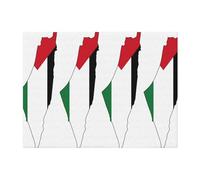 Couverture en micro-flanelle imprimée drapeau de Palestine pour adultes, couverture chaude pour sieste, canapé et voyage, toutes saisons