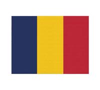 Couverture en micro-flanelle imprimée drapeau du Tchad pour adultes, couverture chaude pour sieste, canapé et voyage, toutes saisons